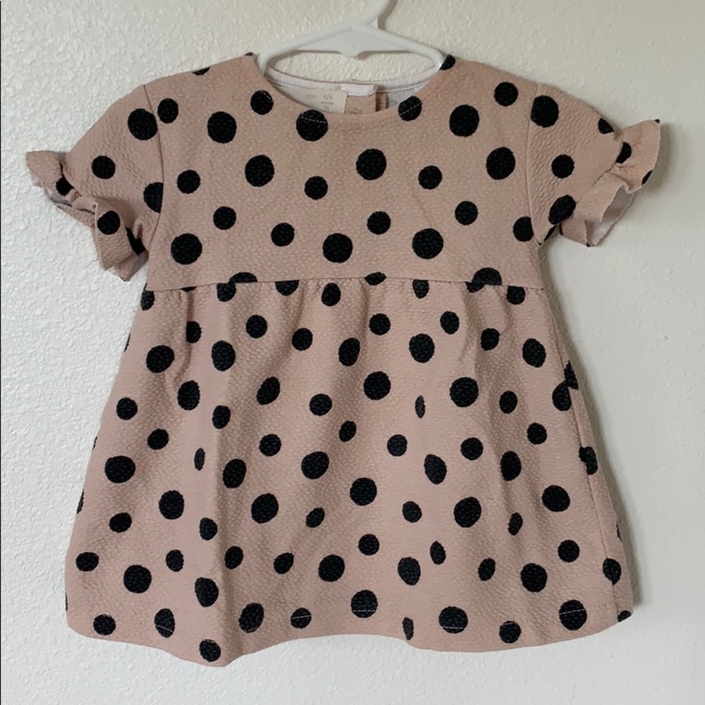 Zara Baby polka dot dress-6-9 months